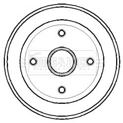 BORG & BECK Jarrurumpu BBR7124